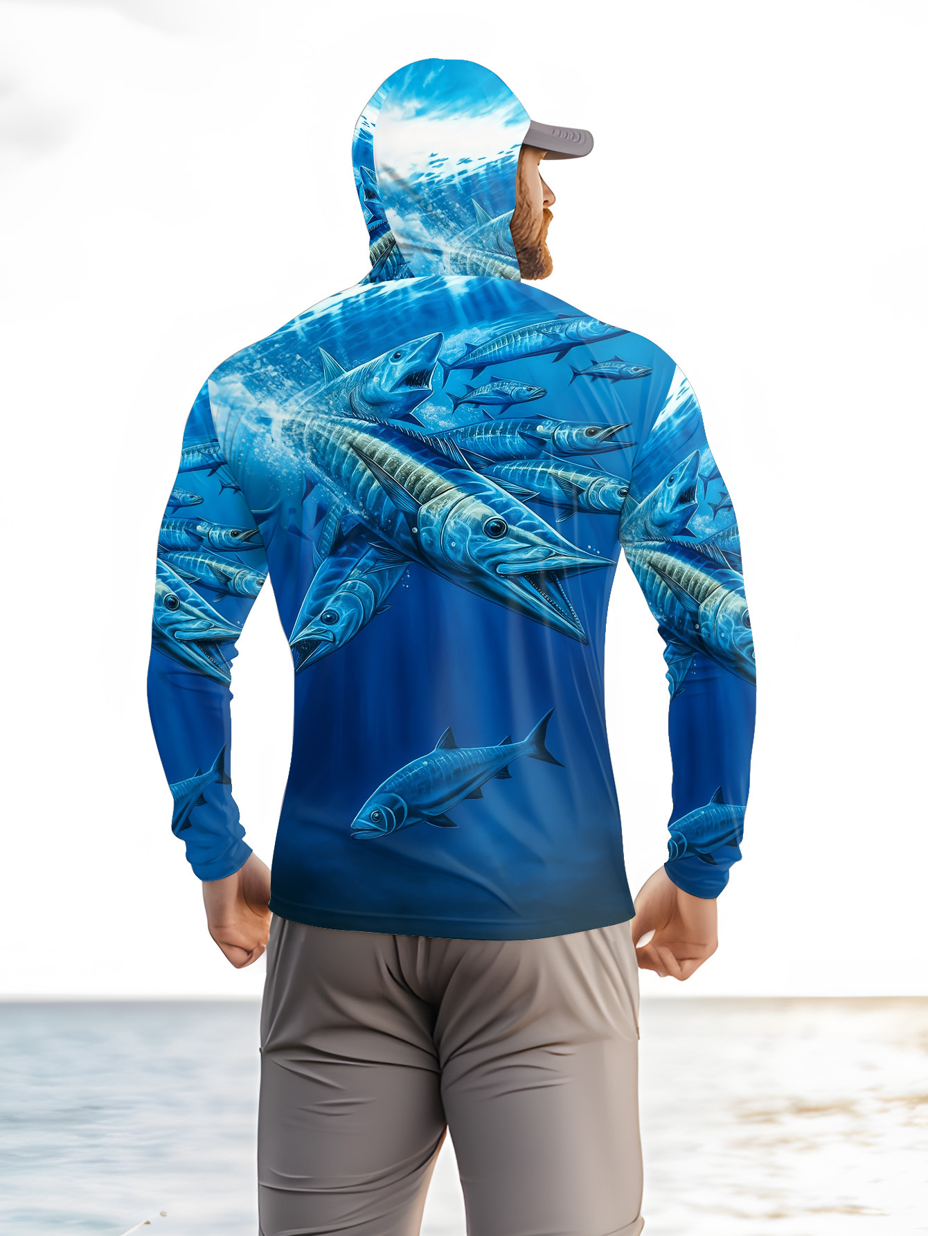 Men Hood Fishing Shirt long sl - Men'S Fashion Trends 2025 recension och pris