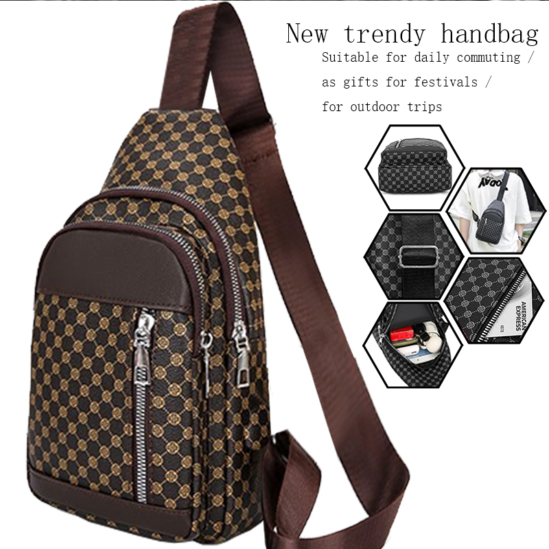 Neutral Style Functional Chest - Men'S Fashion Bag recension och pris
