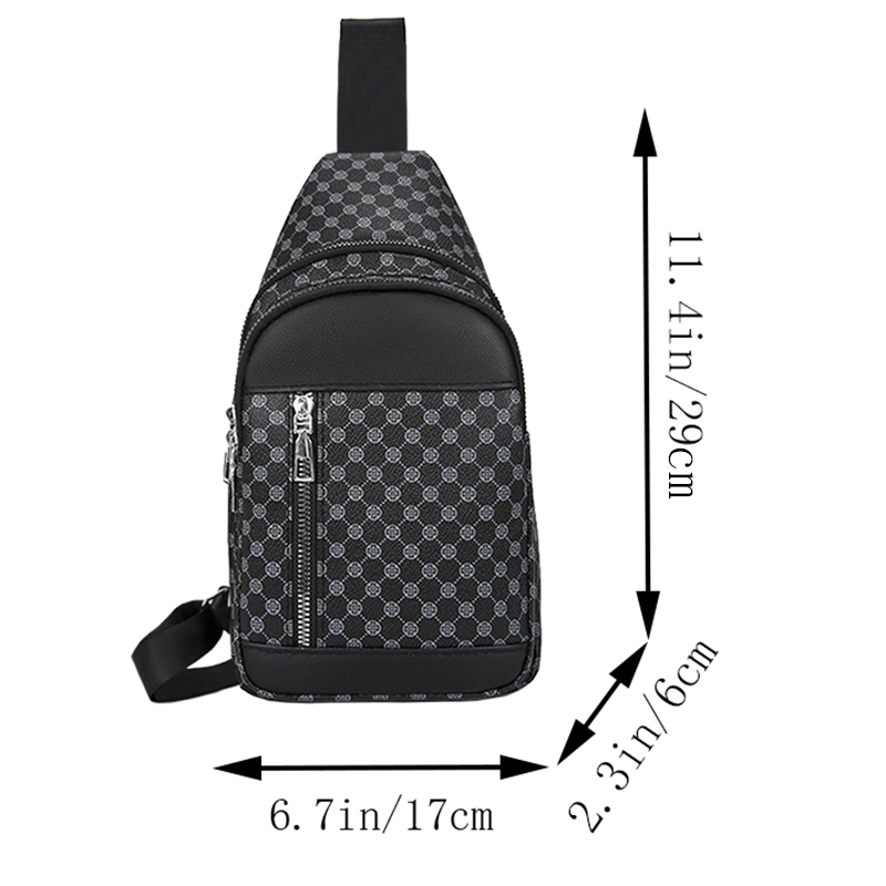 Neutral Style Functional Chest - Men'S Fashion Bag recension och pris