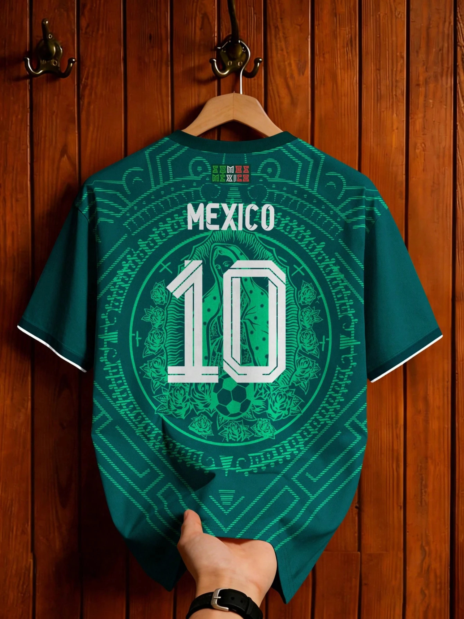 Men's  Mexico 10 Print Crew Ne - Mens Fashion Mexico recension och pris